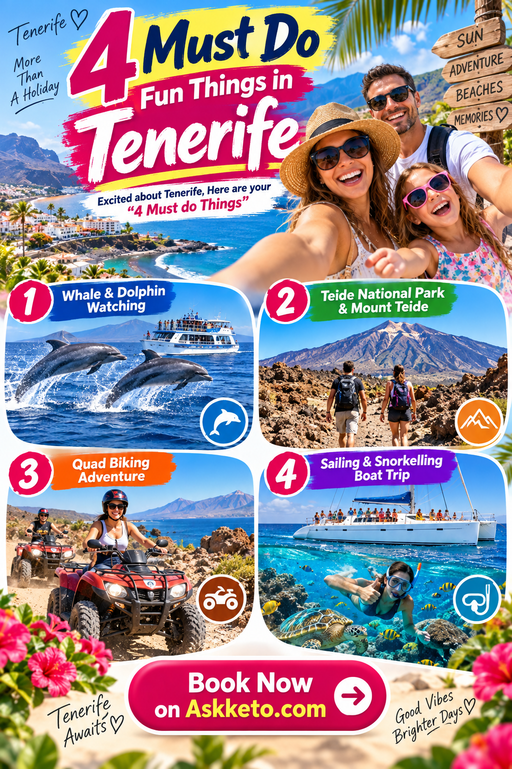 4 Fun Things to do in Tenerife